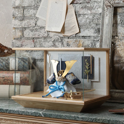 甲冑師「加藤良」作品　悠 yū | 26祈兜 ケース飾り