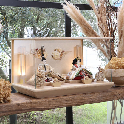 優愛　想　yuua｜26雛人形ケース飾り