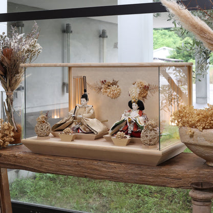 優愛　想　yuua｜26雛人形ケース飾り