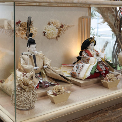 優愛　想　yuua｜26雛人形ケース飾り