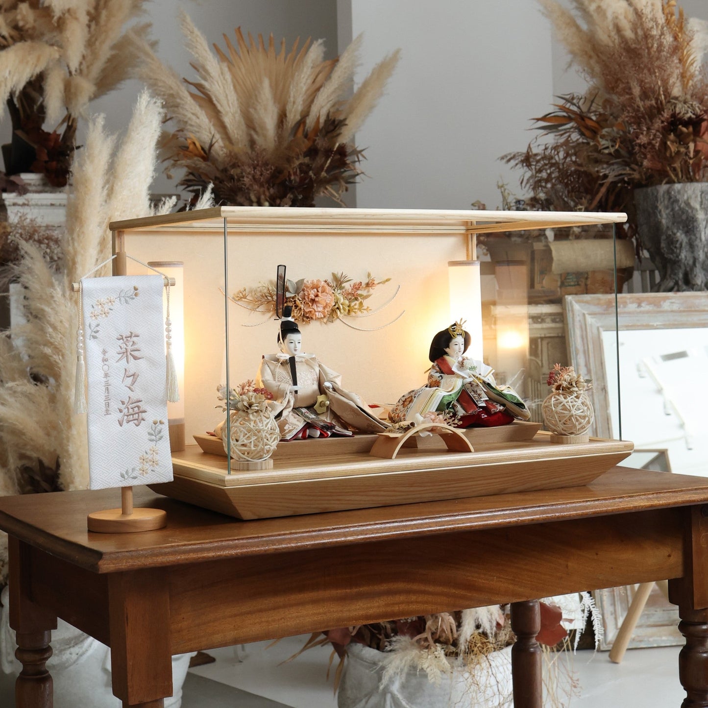 優愛　願　yuua｜26雛人形ケース飾り