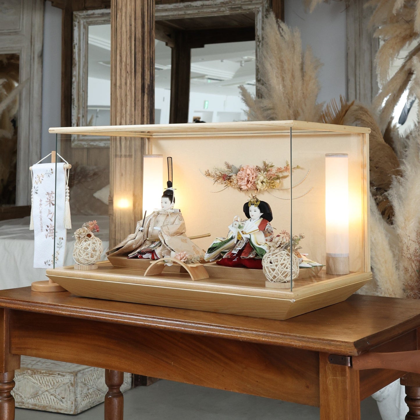 優愛　願　yuua｜26雛人形ケース飾り