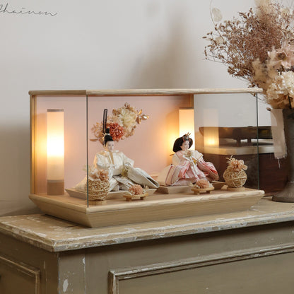 優美　願　yuubi｜26雛人形ケース飾り