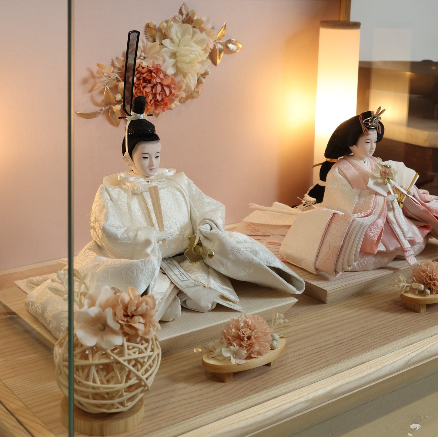 優美　願　yuubi｜26雛人形ケース飾り