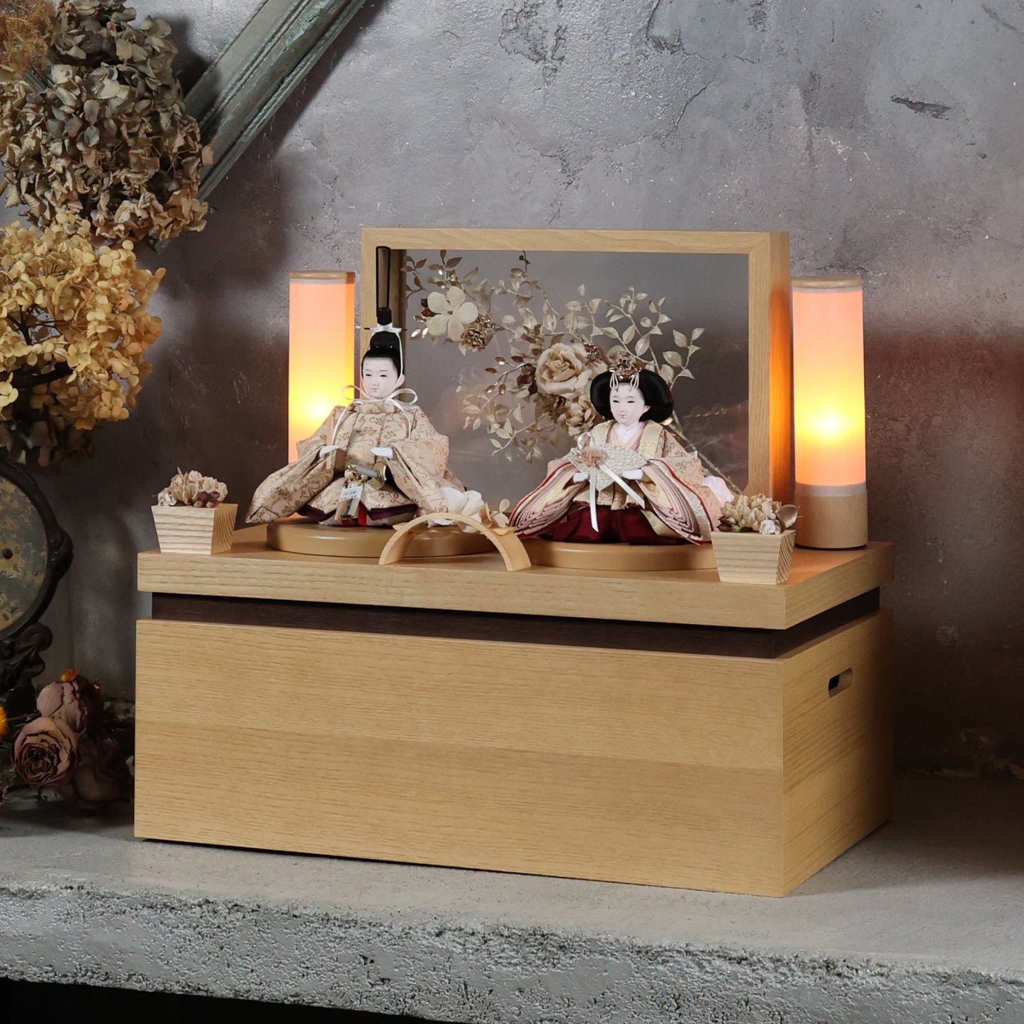 ゆうか（フレーム）　yuuka｜26雛人形収納飾り
