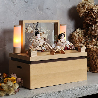 ゆうか（フレーム）　yuuka｜26雛人形収納飾り