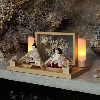 ゆうか（フレーム）　yuuka｜26雛人形収納飾り
