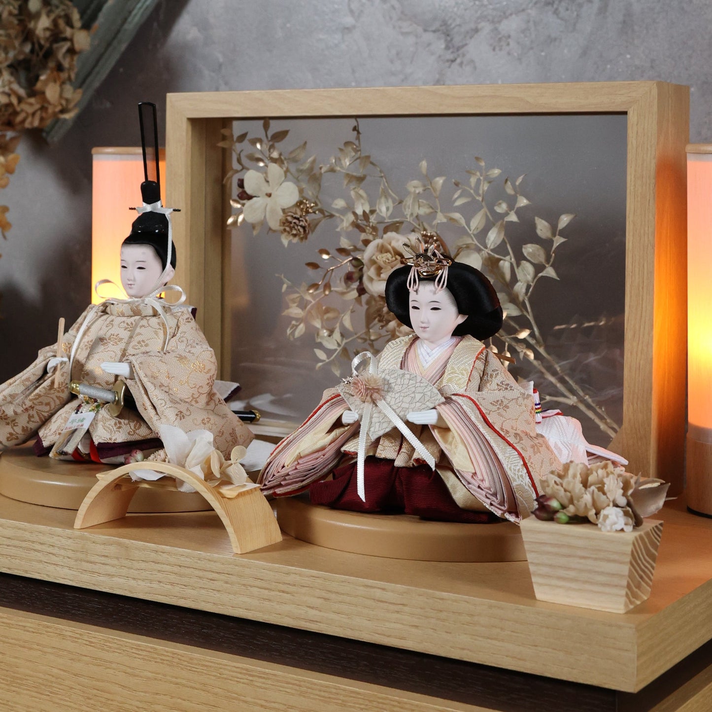 ゆうか（フレーム）　yuuka｜26雛人形収納飾り