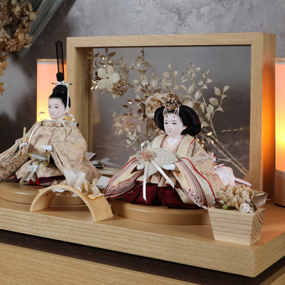ゆうか（フレーム）　yuuka｜26雛人形収納飾り