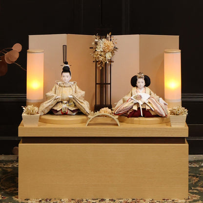 ゆうか（屏風）　yuuka｜26雛人形収納飾り