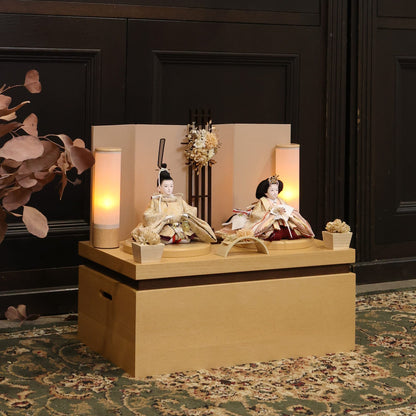 ゆうか（屏風）　yuuka｜26雛人形収納飾り