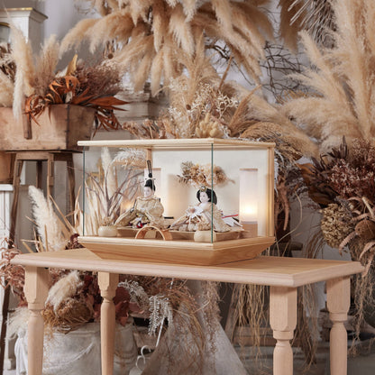 ゆうか　願　yuuka｜26雛人形ケース飾り