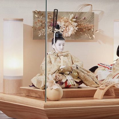 ゆうか　想　yuuka｜26雛人形ケース飾り