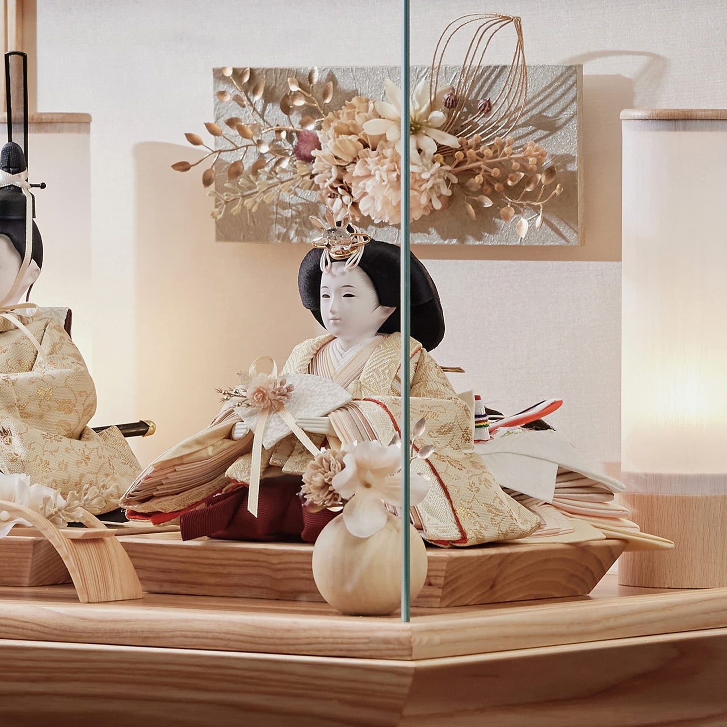 ゆうか　想　yuuka｜26雛人形ケース飾り