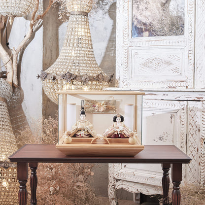 ゆうか　想　yuuka｜26雛人形ケース飾り