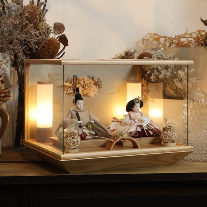 ゆうり　yuuri｜26雛人形ケース飾り