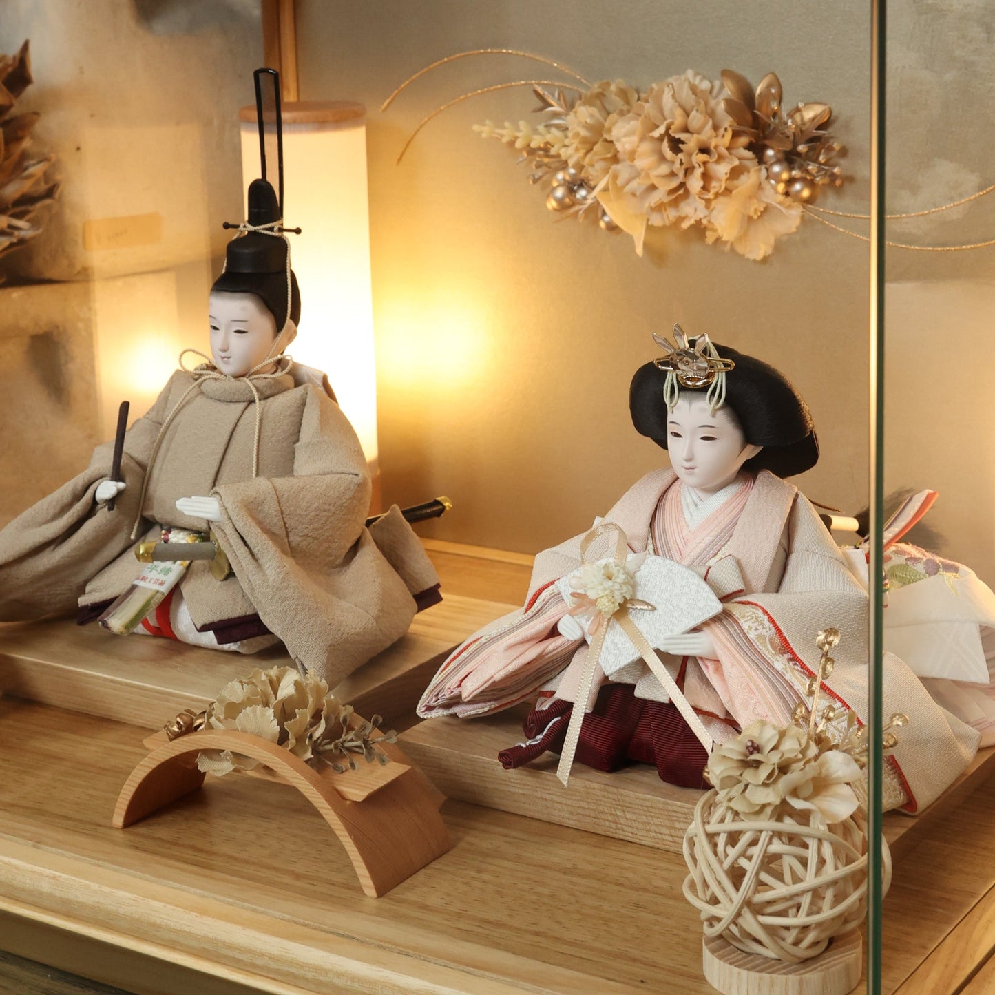 ゆうり　yuuri｜26雛人形ケース飾り