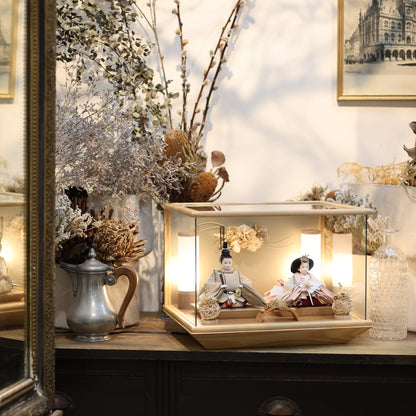 ゆうり　yuuri｜26雛人形ケース飾り