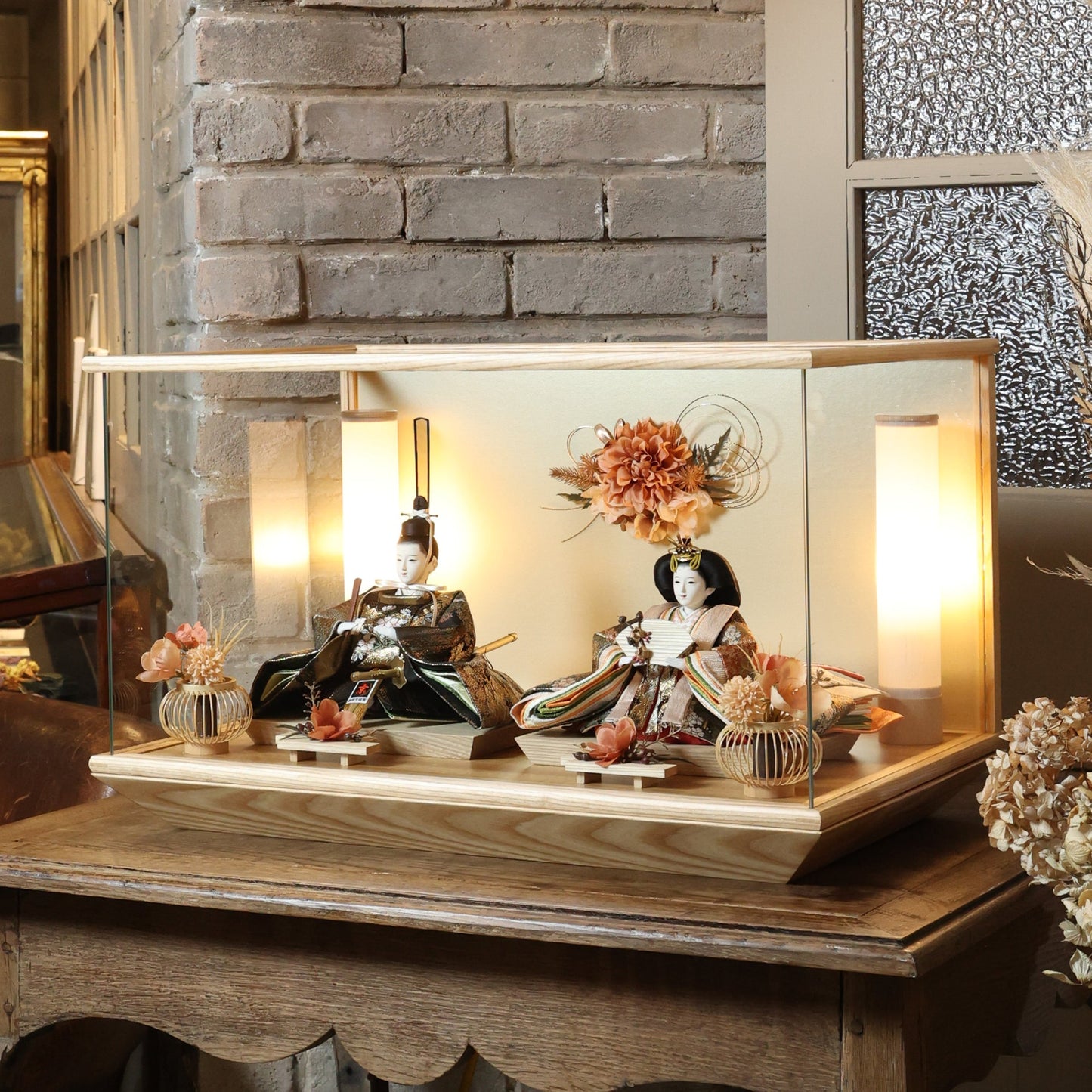 京都西陣袋帯　瑞花　zuika｜26雛人形ケース飾り