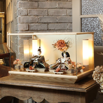 京都西陣袋帯　瑞花　zuika｜26雛人形ケース飾り