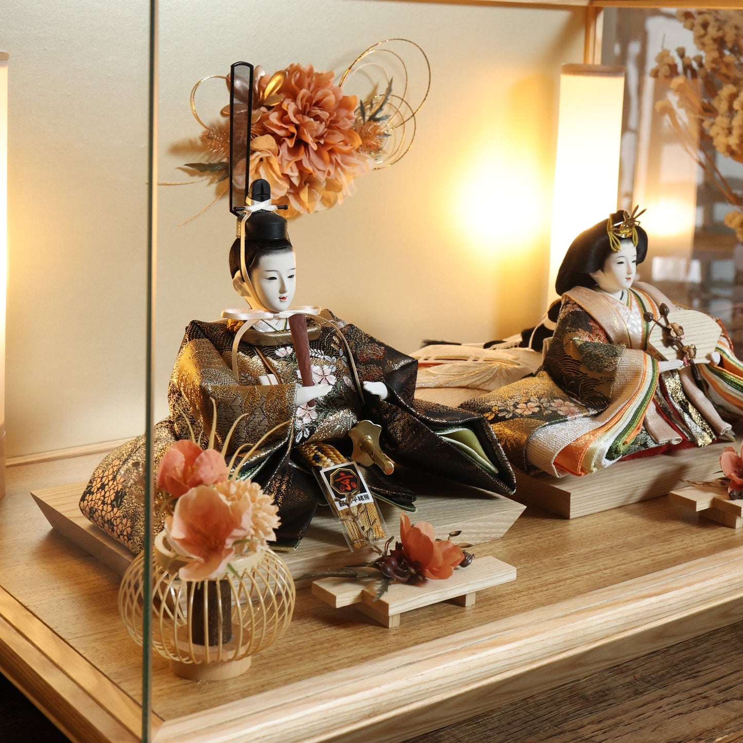 京都西陣袋帯　瑞花　zuika｜26雛人形ケース飾り