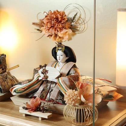 京都西陣袋帯　瑞花　zuika｜26雛人形ケース飾り