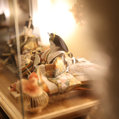 京都西陣袋帯　瑞花　zuika｜26雛人形ケース飾り