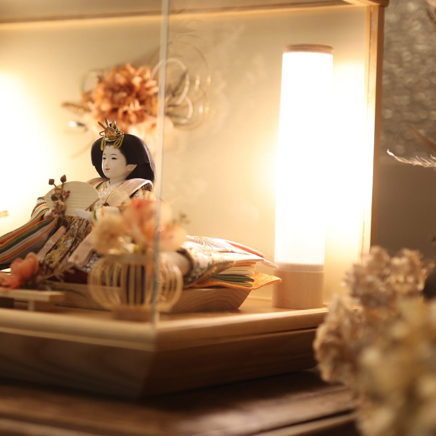 京都西陣袋帯　瑞花　zuika｜26雛人形ケース飾り