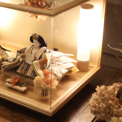 京都西陣袋帯　瑞花　zuika｜26雛人形ケース飾り