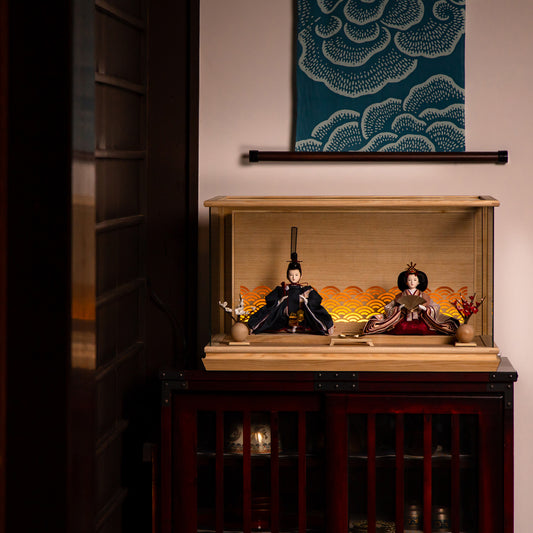 紺音　konon｜26雛人形ケース飾り