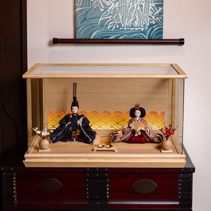 紺音　konon｜26雛人形ケース飾り