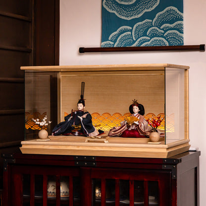 紺音　konon｜26雛人形ケース飾り