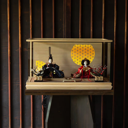 紅羽　kureha｜26雛人形ケース飾り