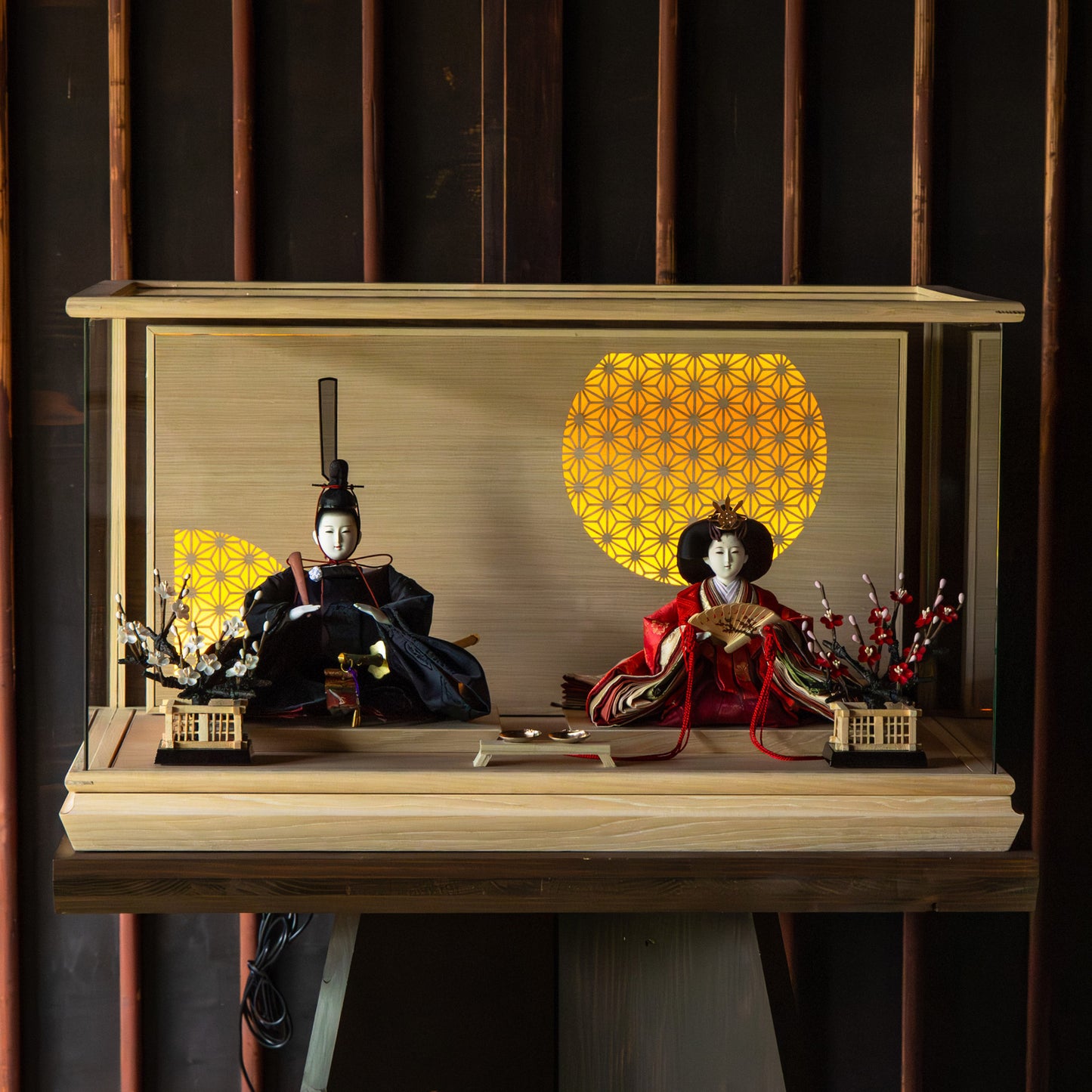 紅羽　kureha｜26雛人形ケース飾り