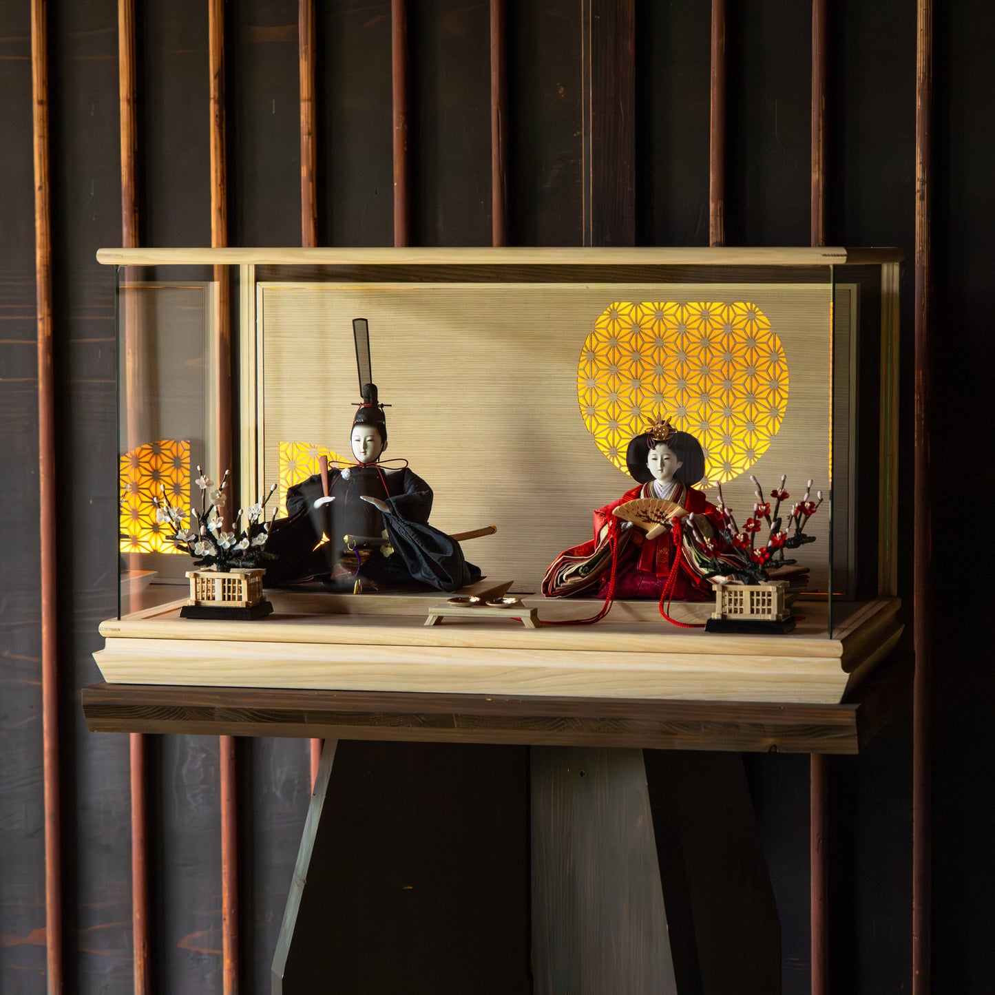 紅羽　kureha｜26雛人形ケース飾り