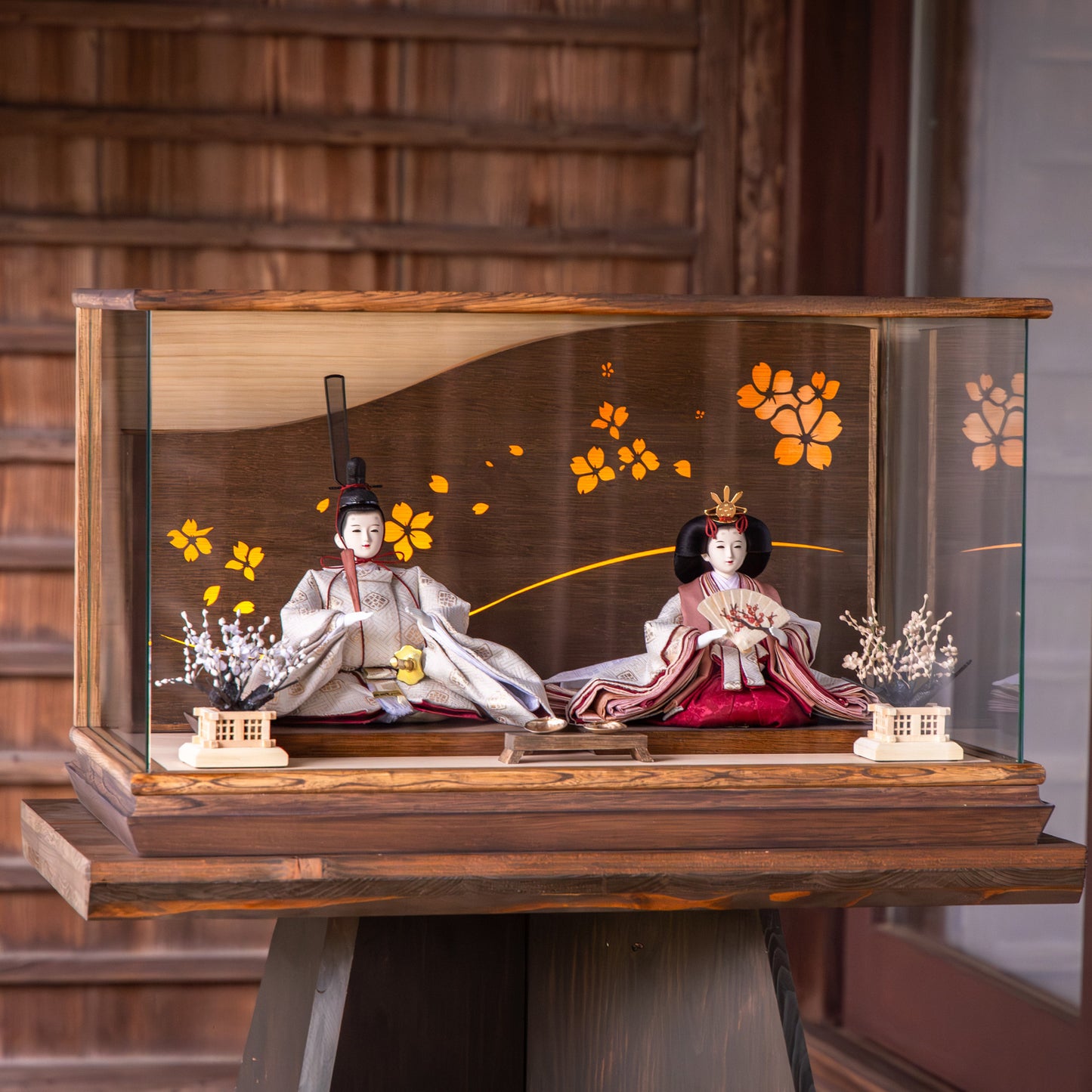 桃寧　momone｜26雛人形ケース飾り