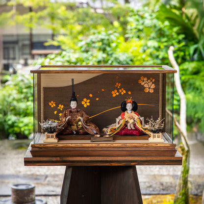 桜乙　oto｜26雛人形ケース飾り