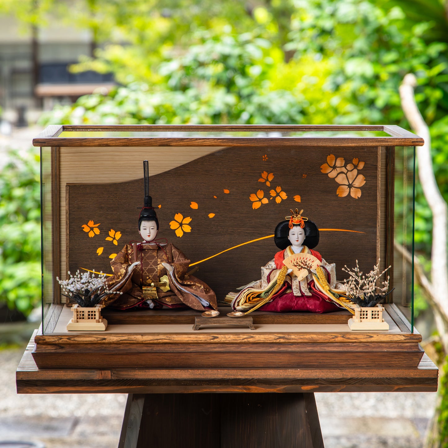 桜乙　oto｜26雛人形ケース飾り