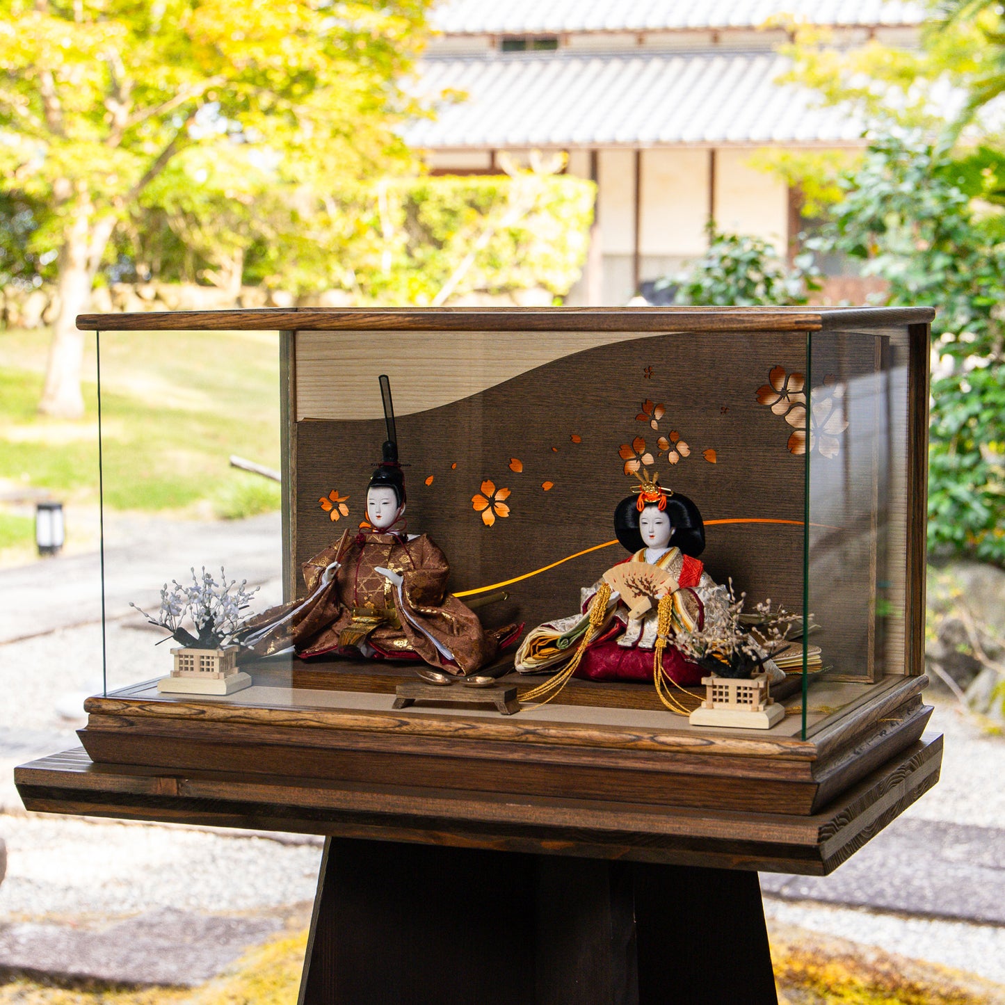 桜乙　oto｜26雛人形ケース飾り