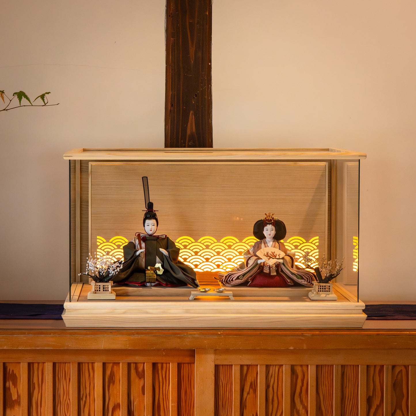 翠乃　suino｜26雛人形ケース飾り