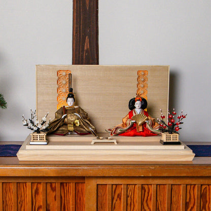 橙香　touka｜26雛人形ケース飾り