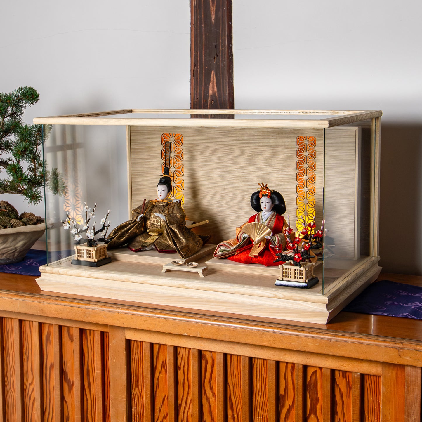 橙香　touka｜26雛人形ケース飾り