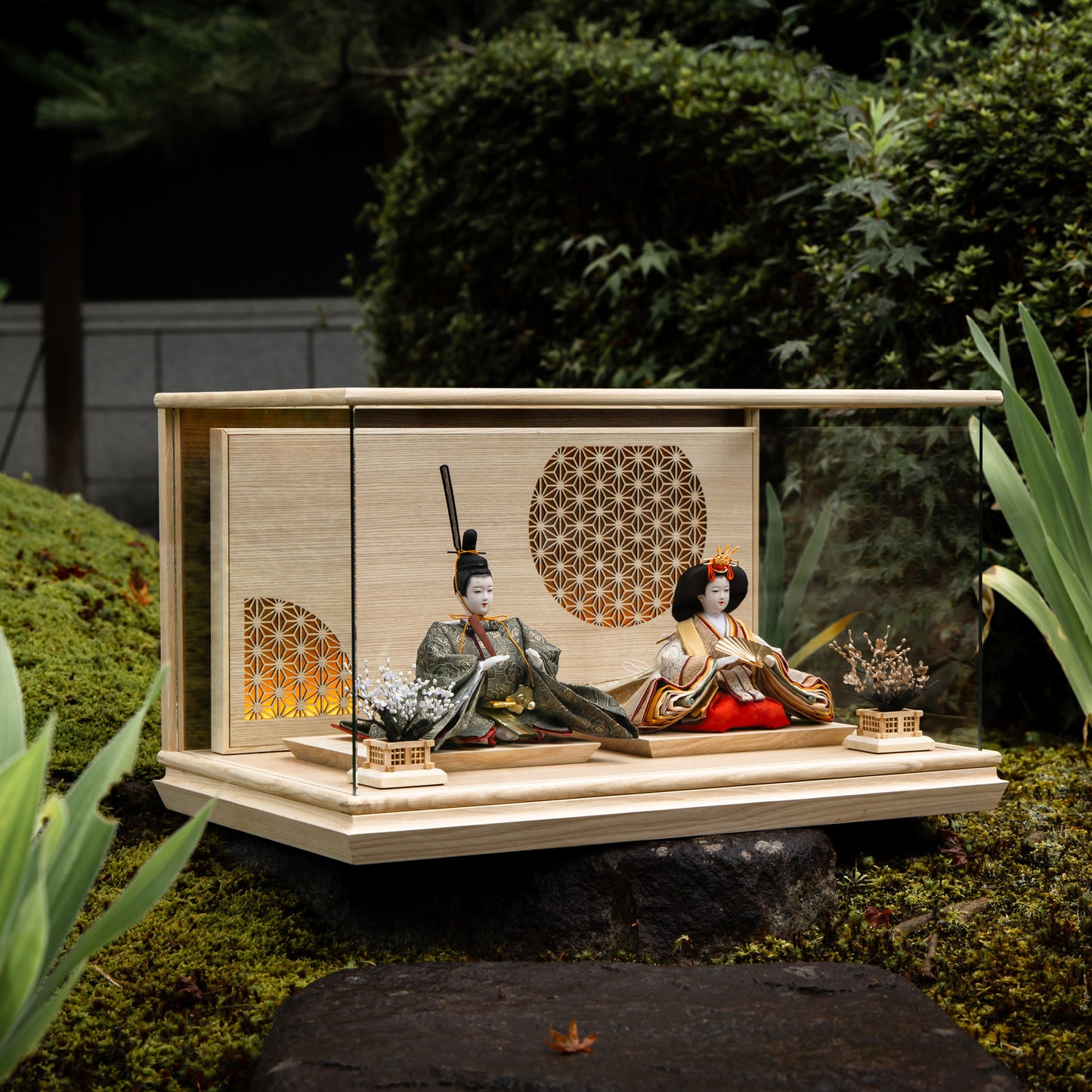 若菜　wakana｜26雛人形ケース飾り