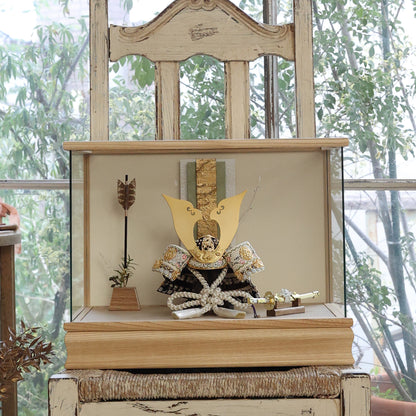 甲冑師「京都武久」作品　朔 saku | 26祈兜 ケース飾り