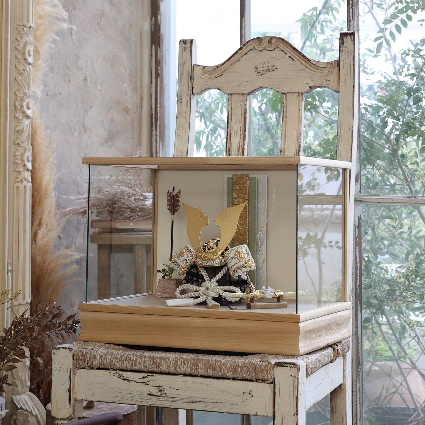 甲冑師「京都武久」作品　朔 saku | 26祈兜 ケース飾り