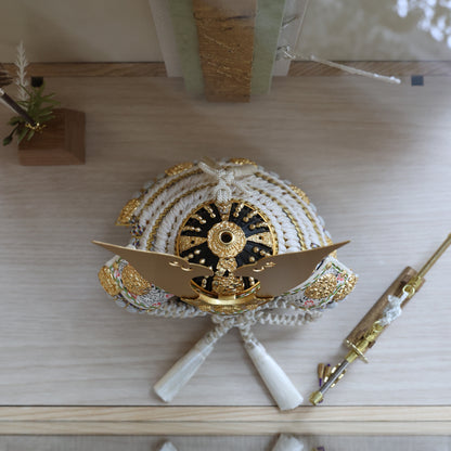 甲冑師「京都武久」作品　朔 saku | 26祈兜 ケース飾り