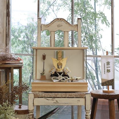 甲冑師「京都武久」作品　朔 saku | 26祈兜 ケース飾り