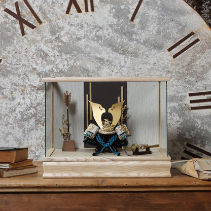甲冑師「京都武久」作品　湊 minato | 26祈兜 ケース飾り