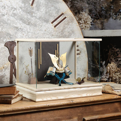 甲冑師「京都武久」作品　湊 minato | 26祈兜 ケース飾り