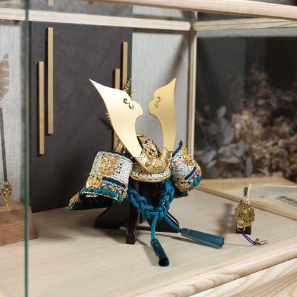 甲冑師「京都武久」作品　湊 minato | 26祈兜 ケース飾り
